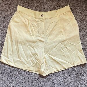 LOFT Light Yellow Women's Shorts